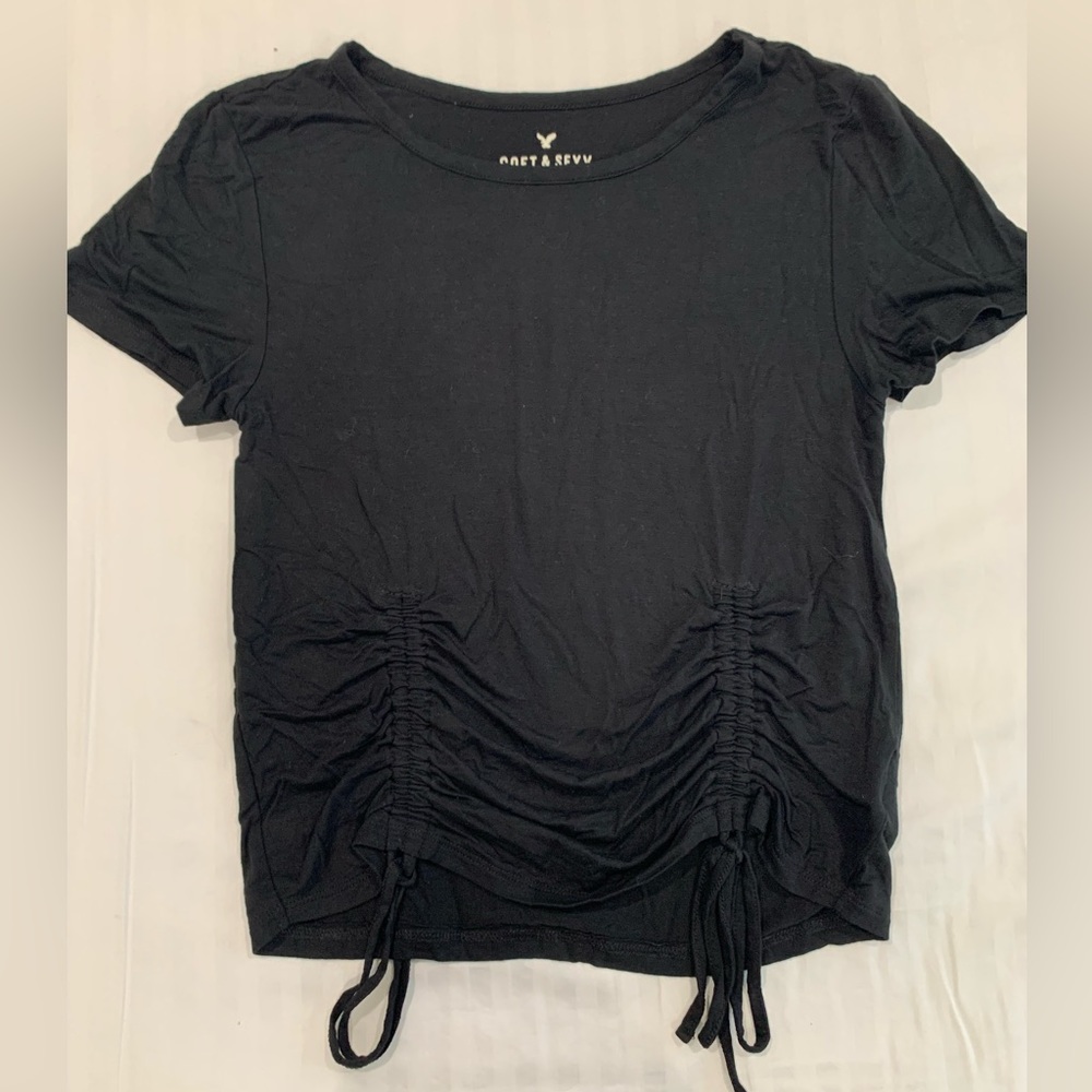 Hollister Waist‎ Sinching Shirt - Picture 3 of 4